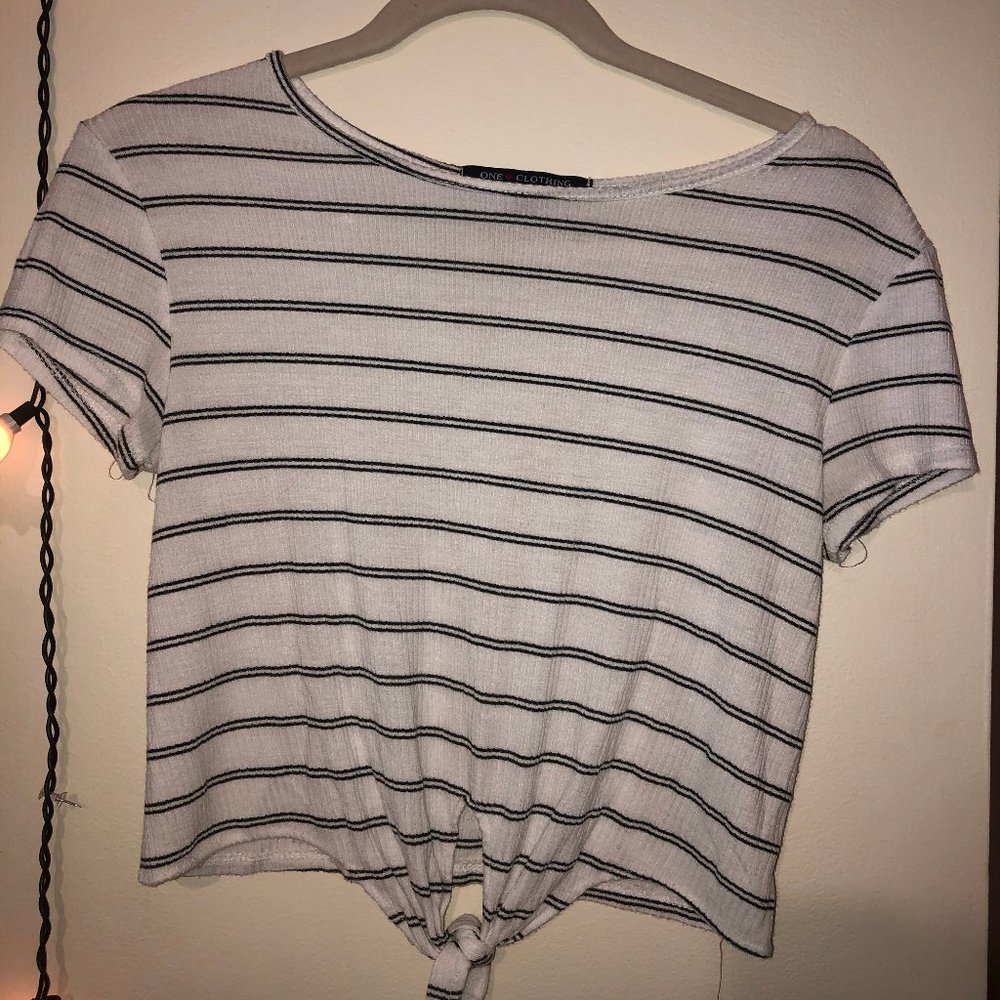 Striped Crop Top